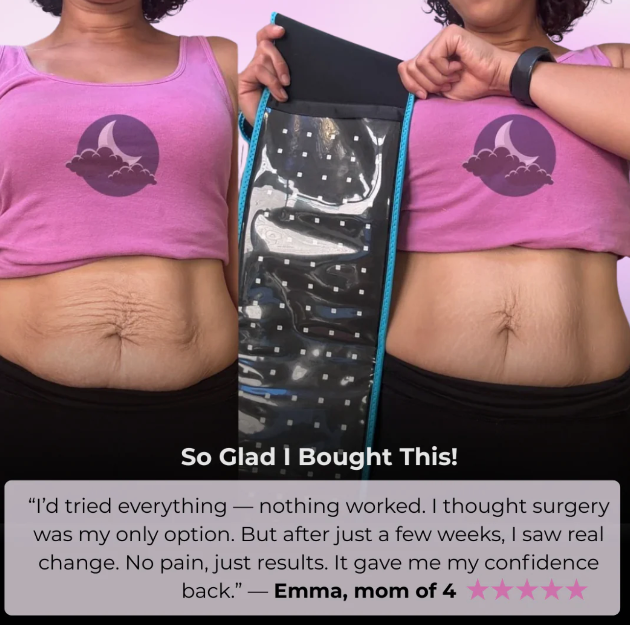 Red Light Therapy + EMS Pulse Belt